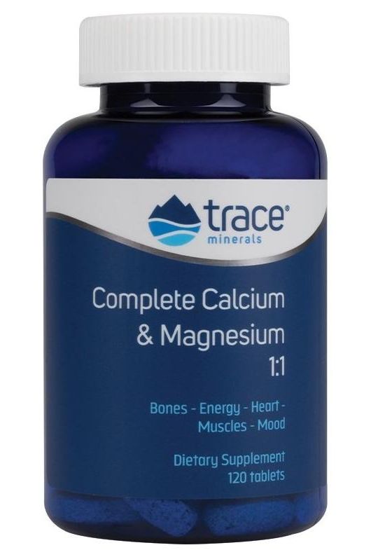 Trace Minerals - Complete Calcium & Magnesium 1:1 - 120 tablets - Nutri.se