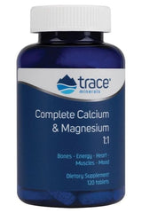 Trace Minerals - Complete Calcium & Magnesium 1:1 - 120 tablets - Nutri.se