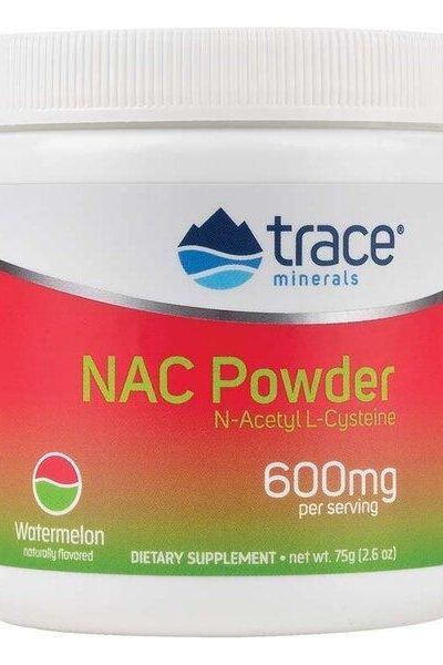 Trace Minerals - NAC Powder, 600mg (Watermelon) - 75 grams - Nutri.se