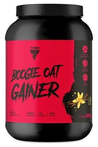 Trec Nutrition Boogie Oat Gainer protein supplement with premium ingredients for muscle growth and energy