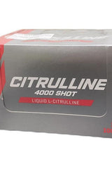 Trec Nutrition Citrulline 4000 Shot packaging in a silver box with red accents.