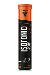 Trec Nutrition Endurance Isotonic Sport Effervescent Orange tablets, 20 count for quick hydration and essential electrolytes.