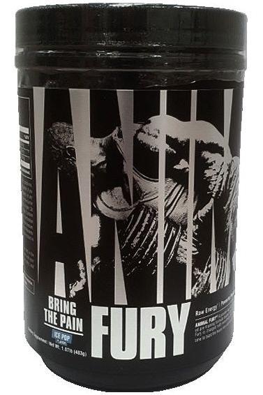 Universal Nutrition Animal Fury Ice Pop pre-workout supplement with energizing ingredients for serious lifters.