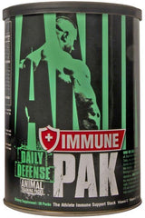 Universal Nutrition Animal Immune Pak - 30 packs, dietary supplement for immune support, featuring key vitamins and minerals.