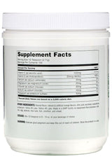 Supplement facts for Universal Nutrition IMMUN-C Orange Powder showing nutrients and ingredients.