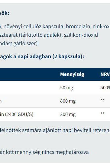 Supplement facts for USA Medical Quercetin Plus showing ingredients and daily dosage.