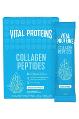 Vital Proteins Collagen Peptides package with unflavoured sachets for healthy skin and joints.