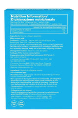 Nutrition information for Vital Proteins Collagen Peptides, includes serving size and ingredients.