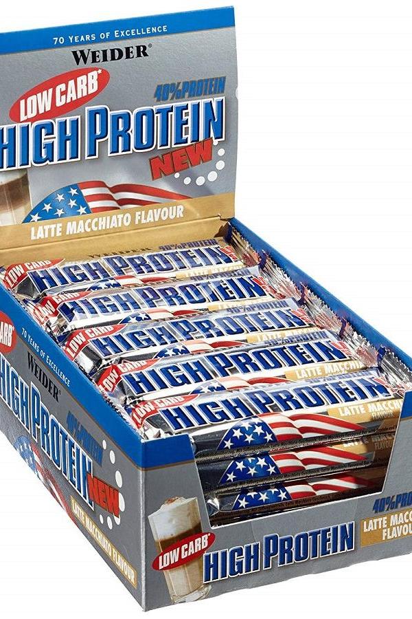 Weider - 40% Low Carb High Protein Bar - Nutri.se