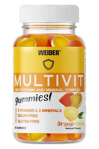 Weider - Multivit Orange Lemon - 80 gummies - Nutri.se