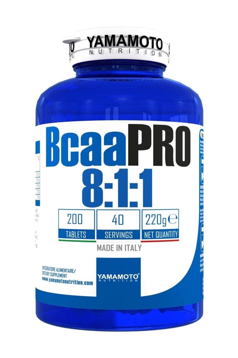 Yamamoto Nutrition - BCAA PRO 8:1:1 Kyowa Quality - 200 tablets - Nutri.se