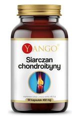 Yango Chondroitin supplement bottle with 90 capsules for joint health support and mobility improvement.