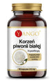 Yango White Peony Root supplement bottle with 5% Paeniflorin, 90 vegetarian capsules for heart health.