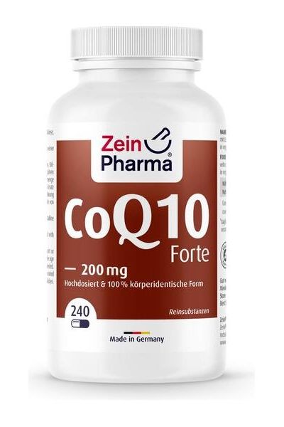 Zein Pharma - Coenzyme Q10 Forte, 200mg - 240 caps - Nutri.se