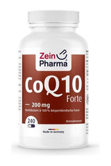 Zein Pharma - Coenzyme Q10 Forte, 200mg - 240 caps - Nutri.se