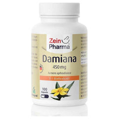Zein Pharma - Damiana, 450mg - 100 caps