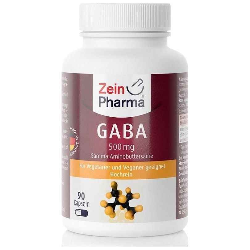 Zein Pharma - GABA, 500mg - 90 caps - Nutri.se
