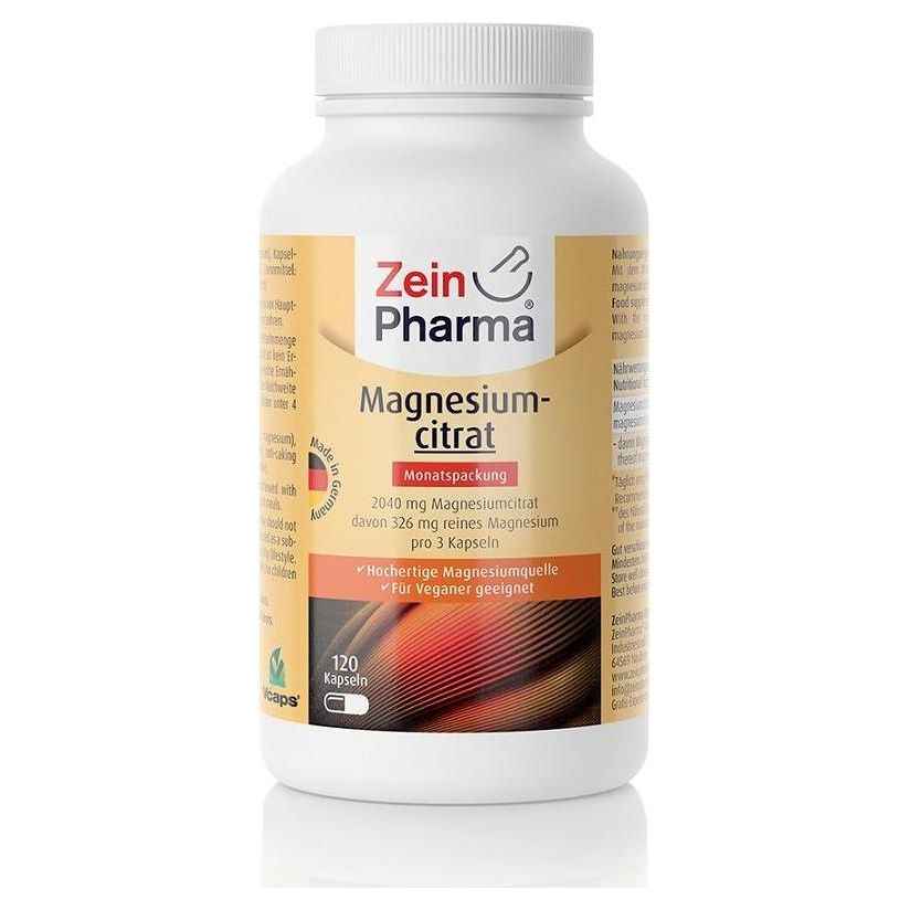 Zein Pharma - Magnesium Citrate, 680mg - 120 caps