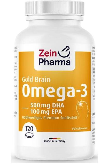 Zein Pharma - Omega-3 Gold - Brain Edition - 120 softgels - Nutri.se
