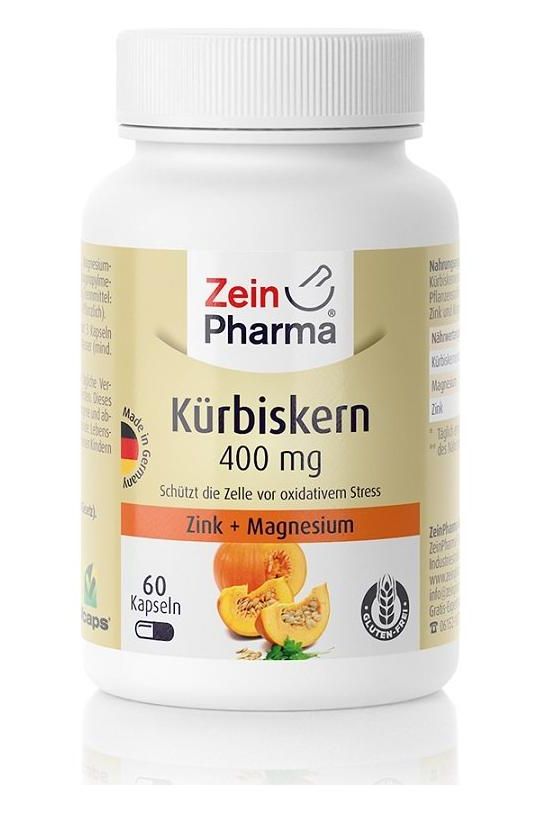 Zein Pharma - Pumpkin Seed, 400mg - 60 caps - Nutri.se
