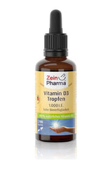 Zein Pharma - Vitamin D3 Drops, 1000 IU - 50 ml. - Nutri.se