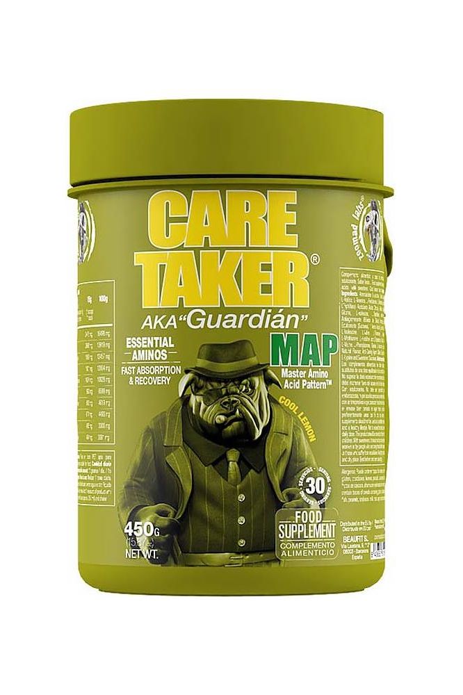 Zoomad Labs Caretaker MAP supplement container featuring essential amino acids for recovery.