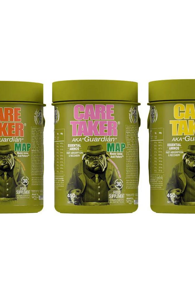 Zoomad Labs Caretaker® MAP protein supplement jars, promoting muscle growth and strength.