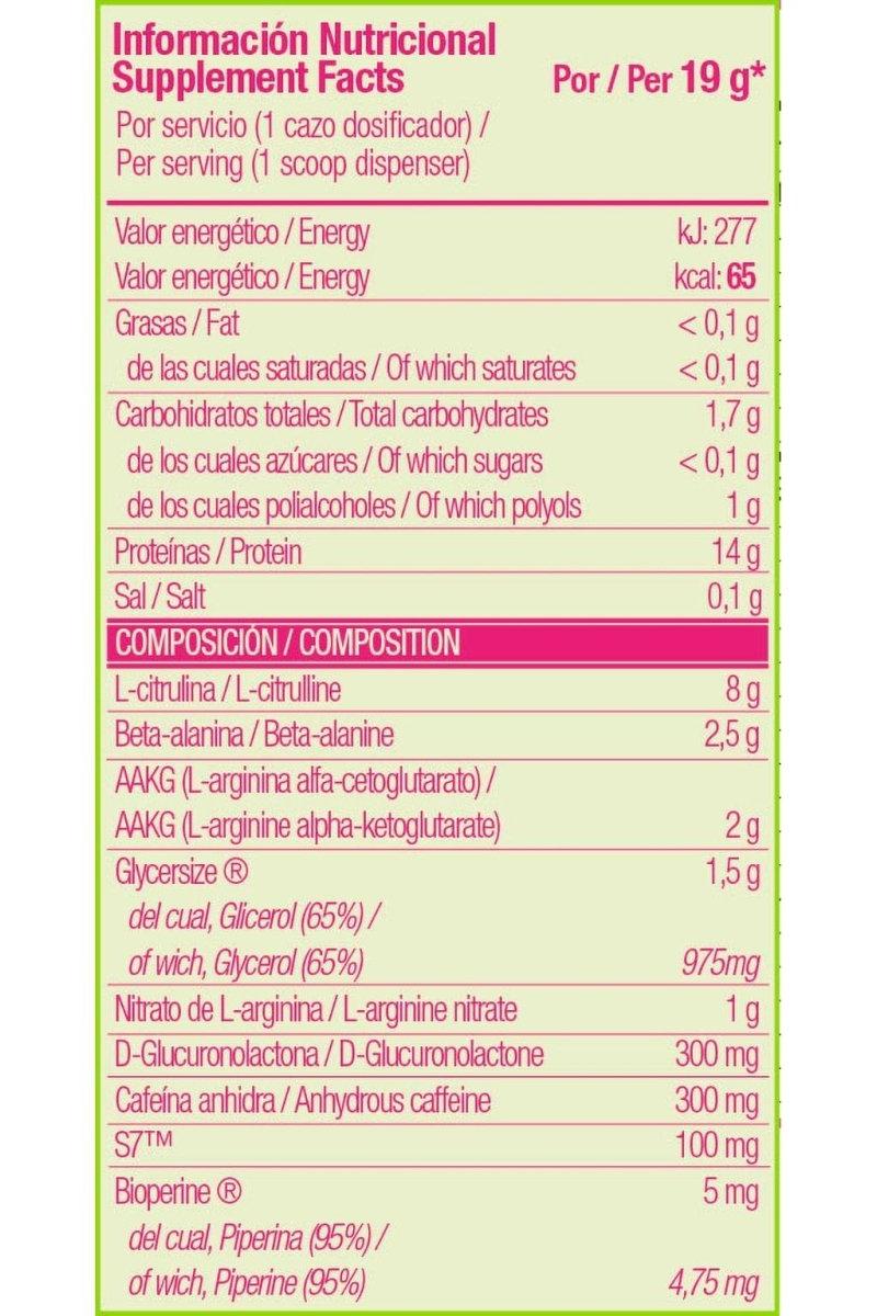 Nutritional facts for Zoomad Labs - Moonstruck II Glow supplement, highlighting active ingredients and serving size.