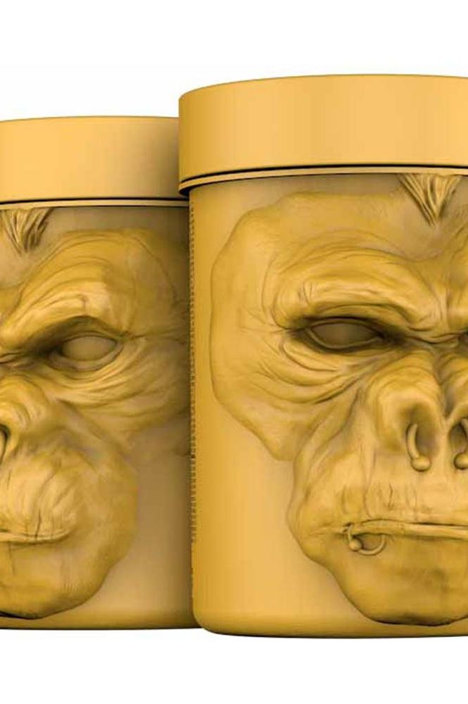 Zoomad Labs Moonstruck® II Zero pre-workout container featuring unique gorilla face design.